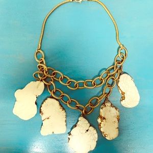 Anthropologie stone necklace